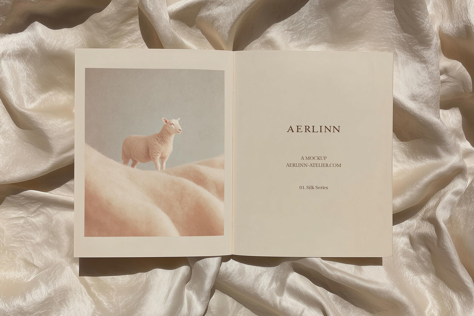 Texture Book Soft Landscape Book Mockup: Soft Paper Texture PSD Template (smart Object ...