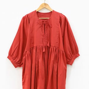 Hand Block Print Kyra Midi Dress | Boho Cotton Dress | Dress for Women | String Closure Dress | Maternity Dress | Maxi Dress | Casual Dress