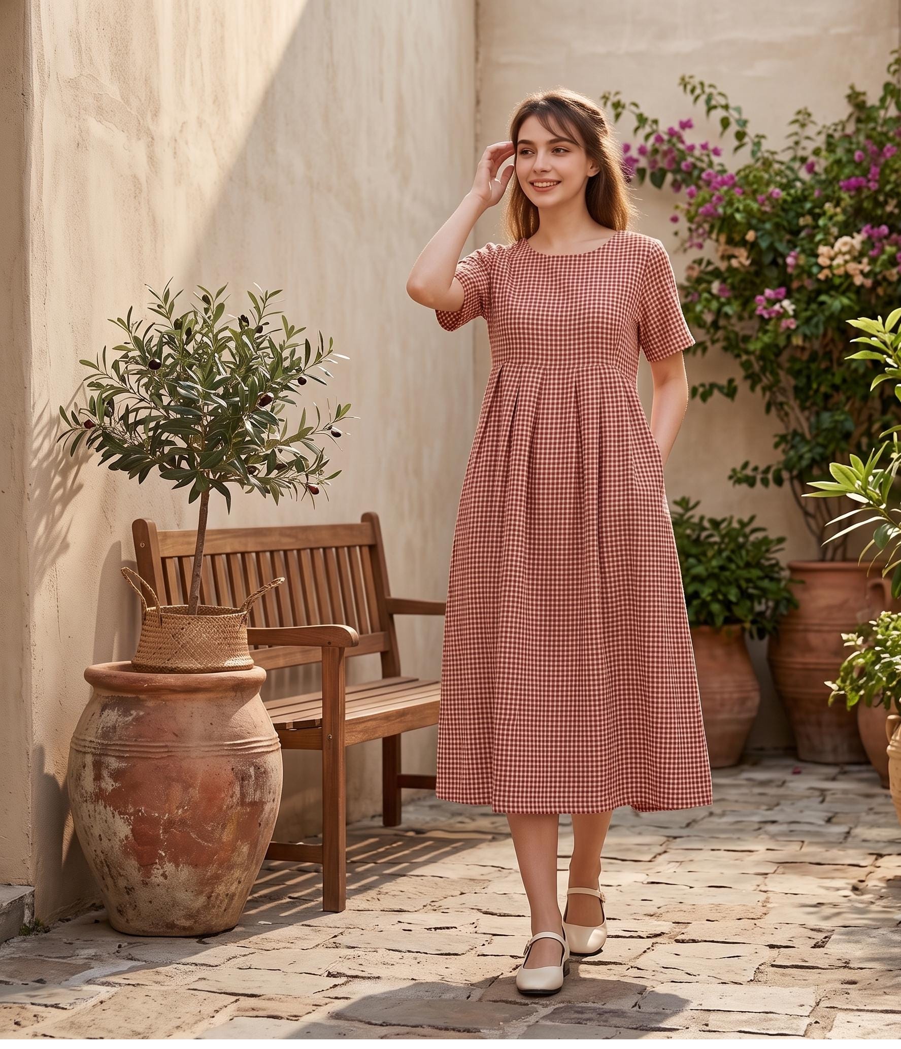 cotton cottage dresses Dress Milk maid it elevates any outfit Größe:US12 Corset Waist High Slit 50 off holiday