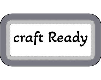 craft Ready Pencil Case | Polyester zip pouch, sewing label design