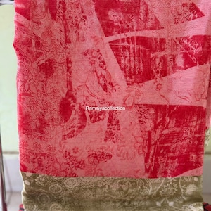 Used sari Used saree recycled Up cycled sari for home decor party decor theme wedding fabric Bollywood parties vintage sari fabric Art Silk
