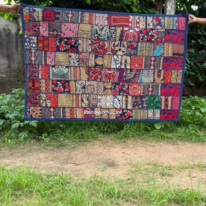 Vintage Wall Hanging Patchwork Tapestry,Cotton Wall Tapestry,Banjara Wall Decor,Home Furnishing Tapestry, Indian Handmade Tapestry