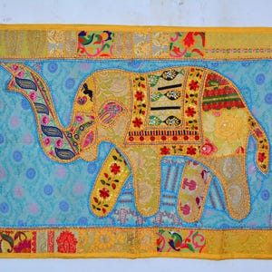 Bohemian Indian Patchwork Textile Wall Decor Wall Art ,Indian Wall Tapestry Handmade, Indian Wall Hanging gift for her