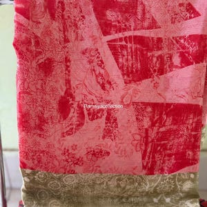 Used sari Used saree recycled Up cycled sari Art Silk fabric for home decor party decor theme wedding Bollywood parties vintage sari fabric