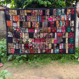 Vintage Wall Hanging Patchwork Tapestry,Cotton Wall Tapestry,Banjara Wall Decor,Home Furnishing Tapestry, Indian Handmade Tapestry
