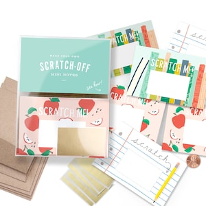 Camp Scratch-off Mini Notes // Summer camp letter, kids camp gift, camp care package, smores, camp card, overnight camp image 10