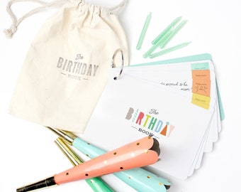 The Birthday Book // Yearly Birthday Journal,