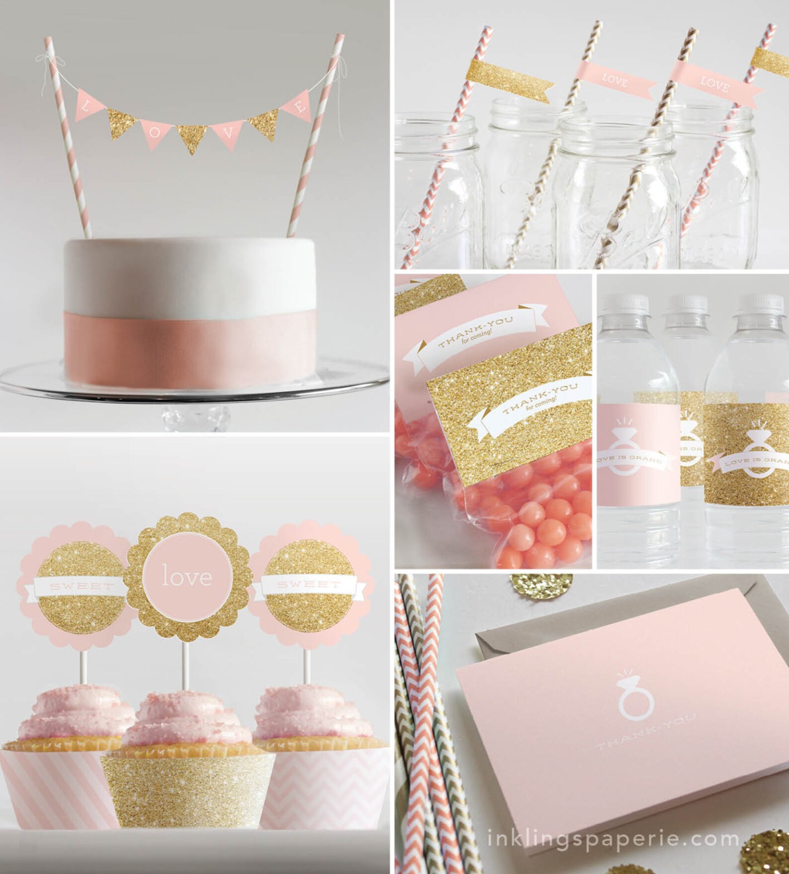 friends bridal shower decorations