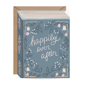 Felices para siempre - Tarjeta de boda - Tarjeta en blanco