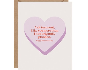 I Like You Boyfriend Valentine's Day Card