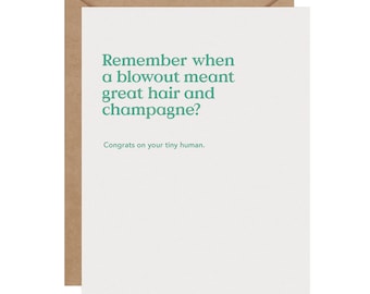 Blowout Funny New Baby Card
