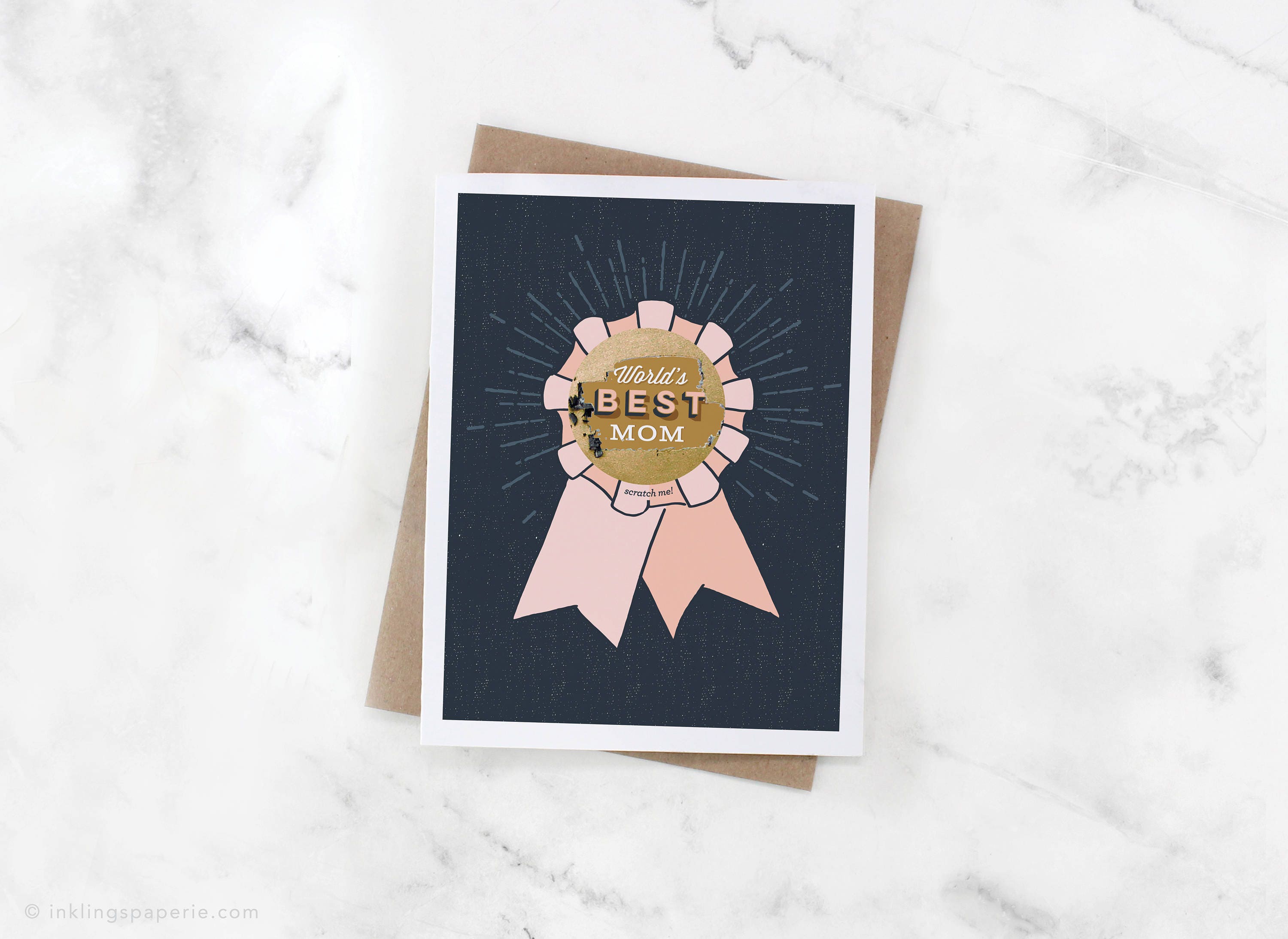 Bridal Scratch-off Game - Rose Gold Glitter – Inklings Paperie