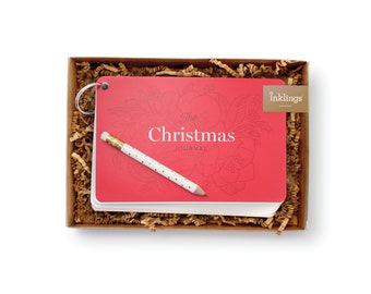 Christmas Journal // Christmas Memories, Memory Book, Stocking Stuffer, Time Capsule, Hostess Gift, Holiday Gift, Christmas Gift, Newlyweds