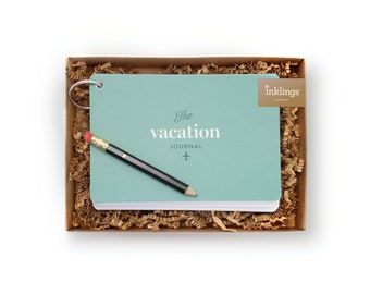 Vacation Journal // Travel Journal, Vacation Journal, Vacation Memories, Travel Log, Wanderlust Journal, Travel Planner, Traveler Gift