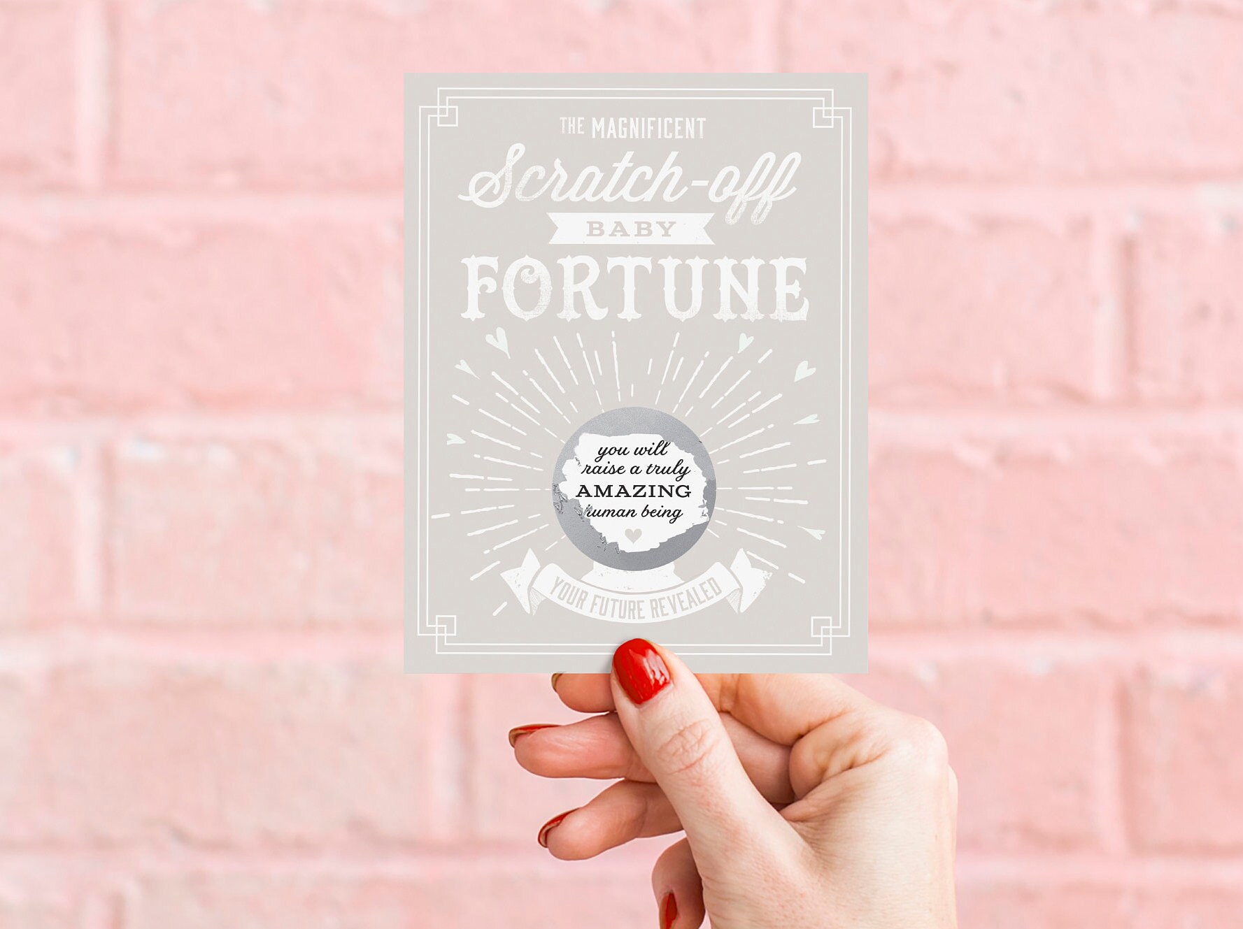 Scratch-off Fortune Card // Mother's Day Card Card for - Etsy