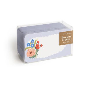 50 Forget-me-Not Pocket Notes ™ - Lunchbox Notizen, kleine Karten, Miniaturkarten, Tischkarten, Geschenkanhänger, Memokarten