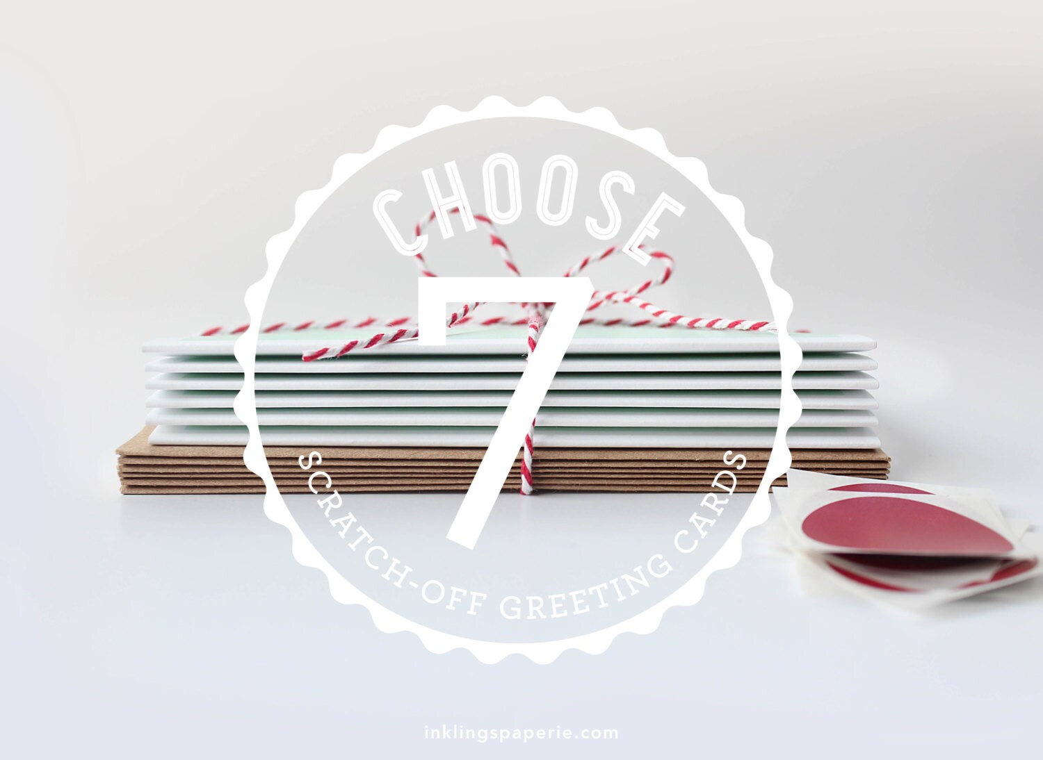 Choose 7 Scratch Off Greeting Cards Mix And Match Etsy