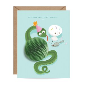 Cobra Pop-up - Cartão de Aniversário