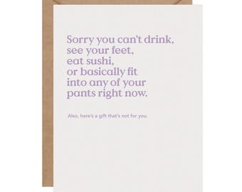 Funny Pregnancy Card