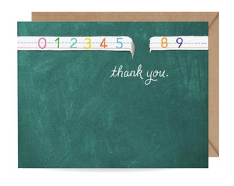 Funny 6-7 Teacher Thank You Card