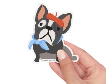 3" vinylsticker // Franse Bulldog