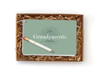 Grandparents Journal // For my grandchild, Legacy Journal, Prompted Grandmother Grandfather Journal, Family Tree, Grandmother Gift