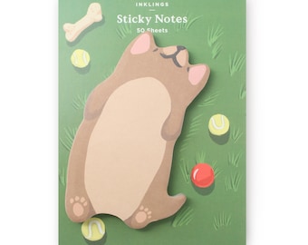 Puppy Sticky Notes - Stack of 50 Cute Die-Cut Adhesive Notes