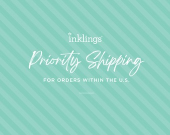 Priority Shipping Upgrade // Add-on for orders within the U.S.