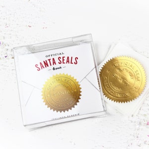 Sceaux du Père Noël officiels - Stickers des Fêtes