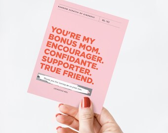 Scratch-off Friendship Card // Bonus Mom