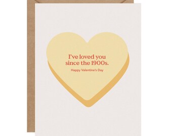Loved You Since The 1900s Valentine's Day Card