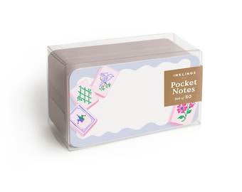 Mahjong Pocket Notes Set - 50 Tischkarten für Mahjong-Liebhaber