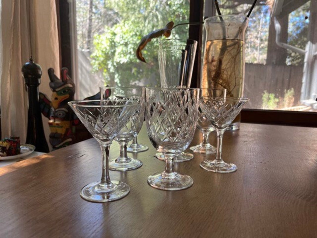Glass Set Vip 8pc Cocktail Glass Set - Etsy