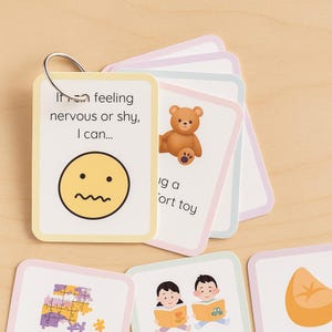 Tarjetas de afrontamiento para niños, técnicas de calma, estrategias de calma, aula, autorregulación, zona de calma, gestión de emociones