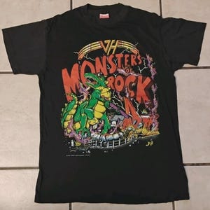 ヴィンテージ 80 年代 VAN HALEN モンスターズ・オブ・ロック 1988