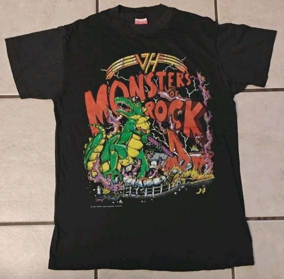 MONSTERS OF ROCK ‘88 Tシャツ　XL VAN HALEN Vintage Graphic Van Halen Monster of Rock Tour 1988 T-shirt Size S