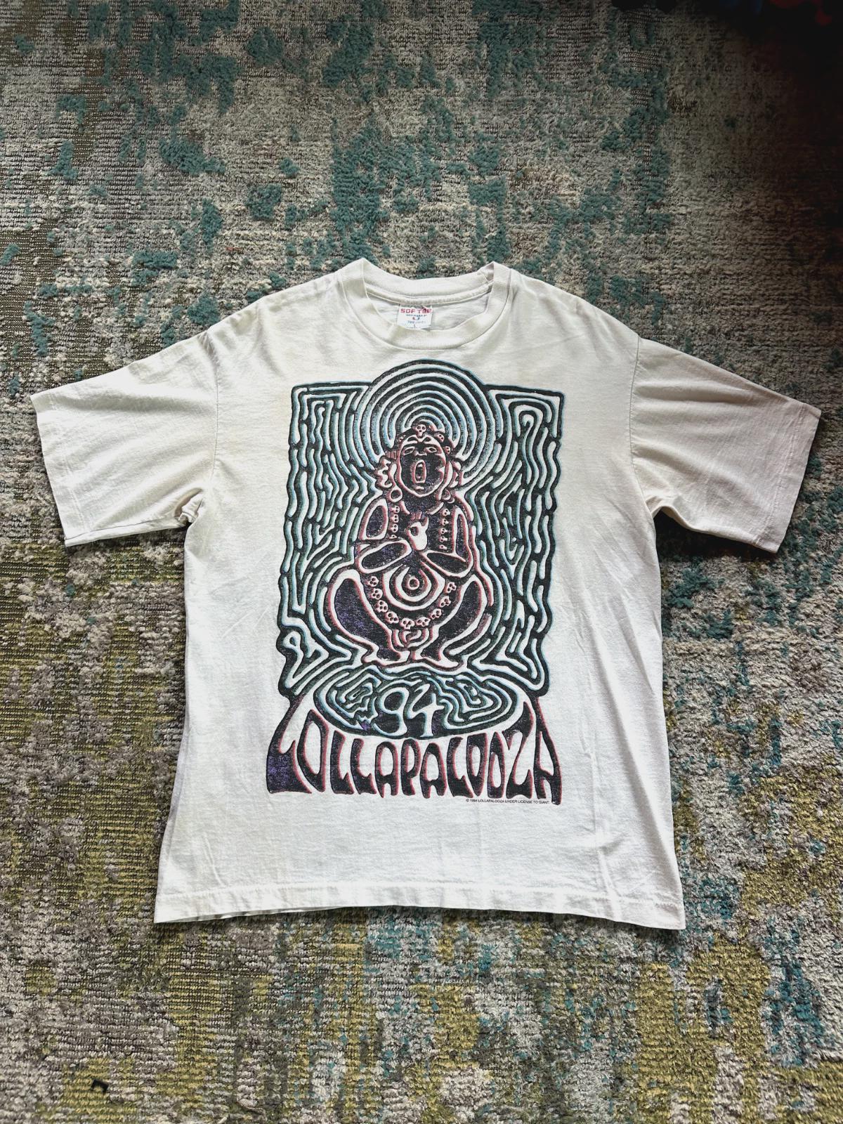 Vintage Graphic Lollapalooza 1994 Music Festival T-shirt Two Sides 