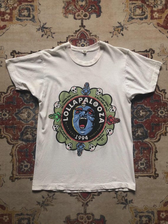 Vintage Graphic Lollapalooza 1994 Music Festival T-shirt Two Sides