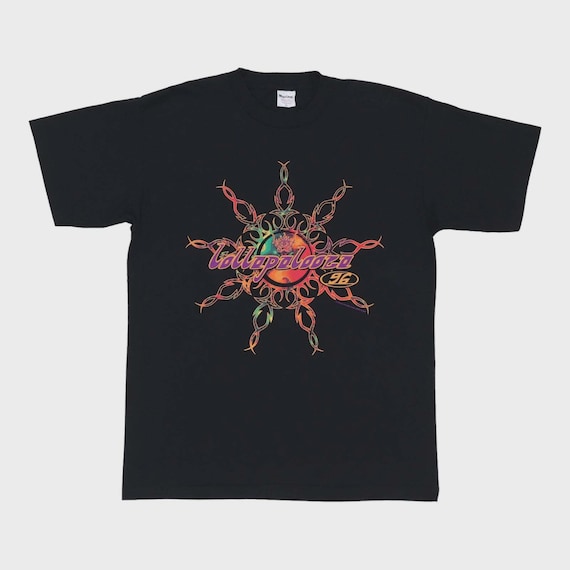 Vintage Graphic Lollapalooza 1996 Music Festival T-shirt Two Sides Size  S-4XL
