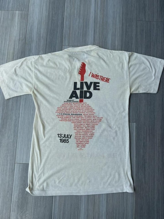 Vintage Graphic 'LIVE AID 1985 Global Jukebox, I Was There