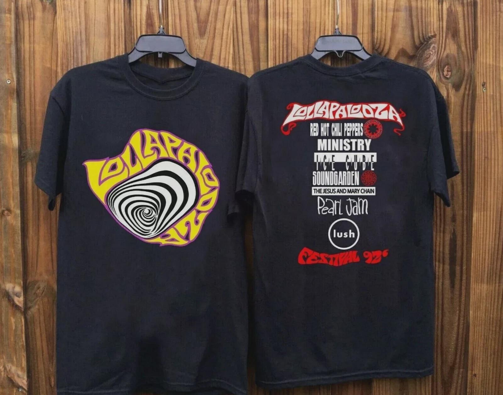 Vintage Graphic Lollapalooza 1993 Music Festival T-shirt Two Sides
