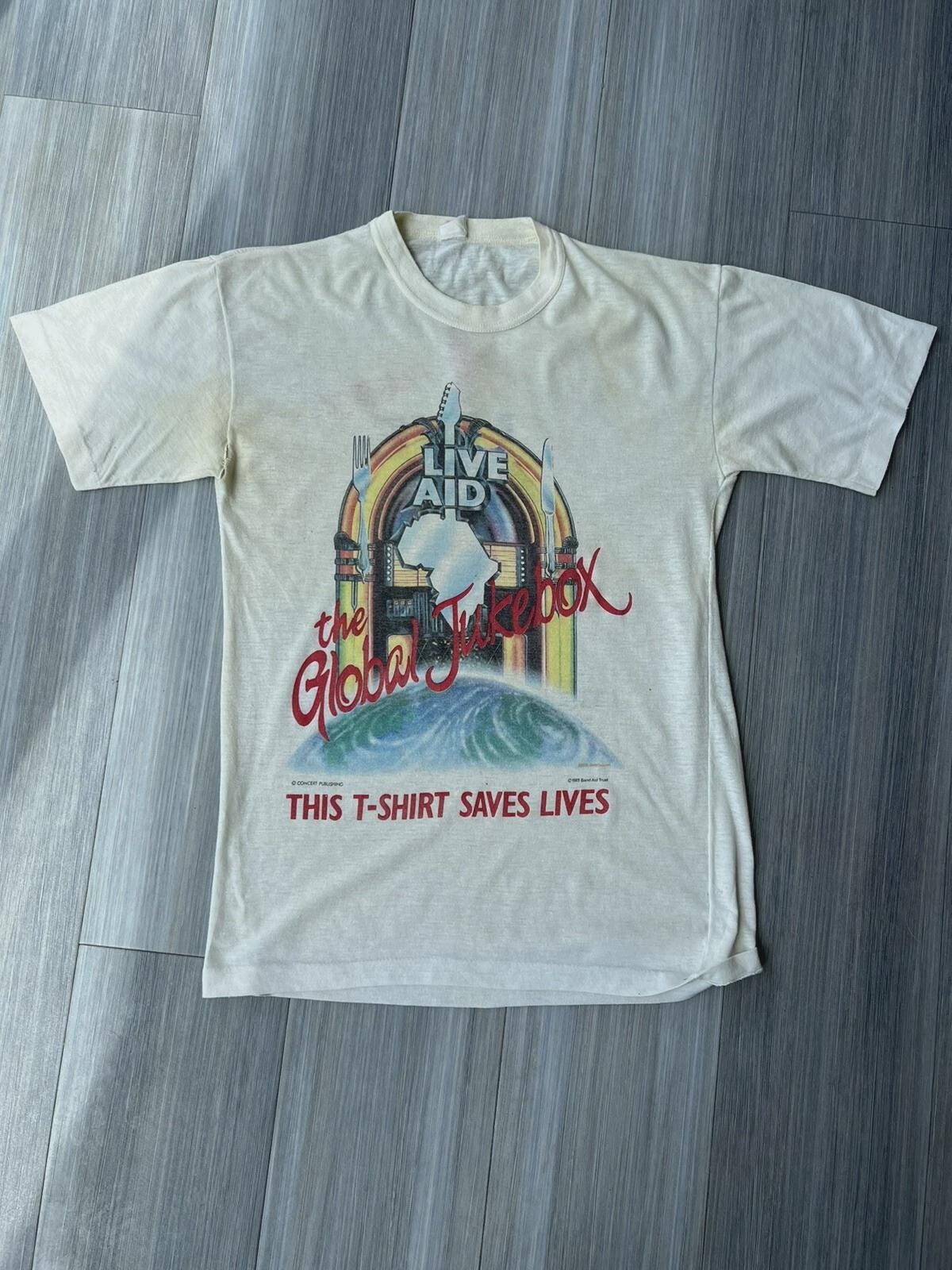 Vintage Graphic 'LIVE AID 1985 Global Jukebox, I Was There