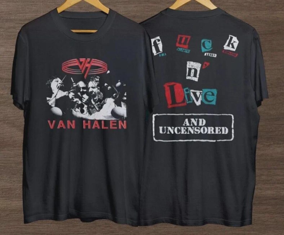 Vintage Graphic Van Halen 'for Unlawful Carnal Knowledge' Tour