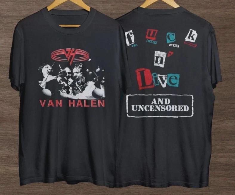 Vintage Graphic Van Halen 'for Unlawful Carnal Knowledge' Tour