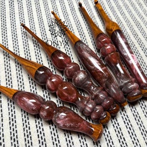 The Collector's Edition – Hand-Turned Hooks That Transform Yarn into Art | Smoked Ruby