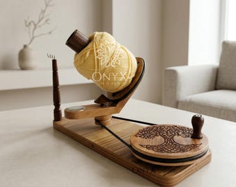 Handmade Wooden Yarn Winder | Winding Machine | Yarn Swift