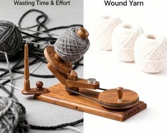 Handmade Rosewood Yarn Winder | Winding Machine | Yarn Swift