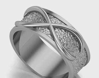 Anello Goku Black Time: fascia gotica in argento sterling 925 per cosplay anime