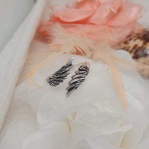 Adjustable Sterling Silver Angel Wing Ring: Minimalist Feather Jewelry