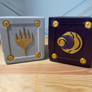 MTG commander deck box personalizzabile